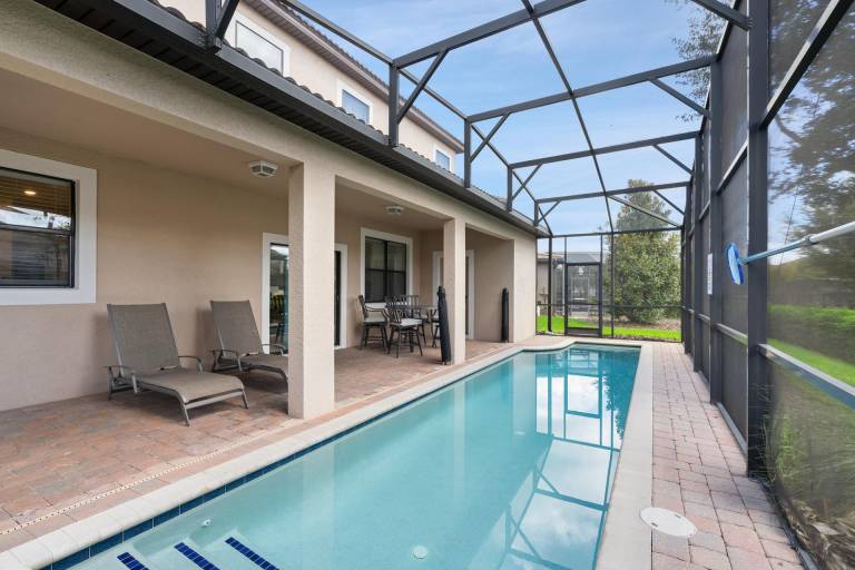 Children-friendly pleasant vacation home with private pool & grill | Pets allowed in Osceola, FL