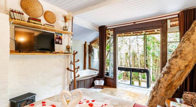 Chalet with jacuzzi in São Bento do Sapucaí
