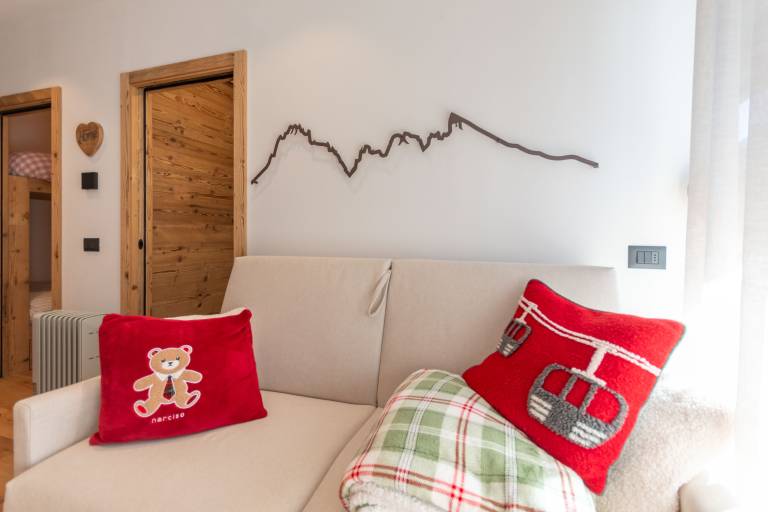 Ferienwohnung in Mazzin, Dolomiten, Italien