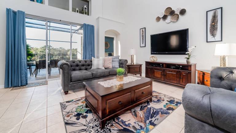 Family-oriented big house with patio, private pool & hot tub | Pet-friendly in Osceola, FL