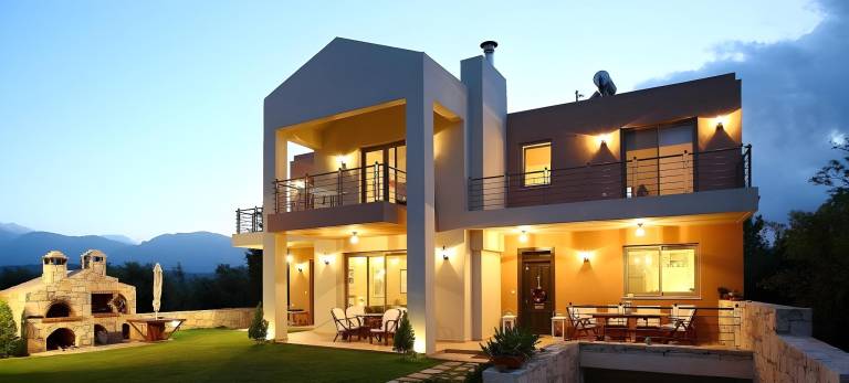 Villa with BBQ, yard & patio | Suitable for remote work in Heraklion