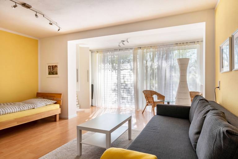 Studio Kocher mit gemeinsamer Terrasse und Wi Fi
