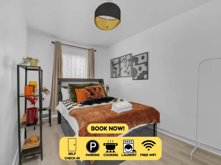 2BR Modern Spacious Comfort at Tulse Hill Sleeps 4
