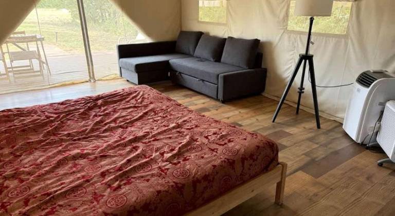 Peaceful Glamping Tent with Fire Pit & BBQ Grill Near Lake Texoma, Denison, Texas — photo 2