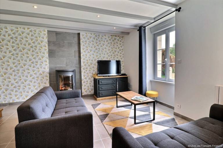 Ferienhaus in Plogastel-Saint-Germain, Atlantikküste Frankreich f&uuml;r max. 2 Personen am Atlantik