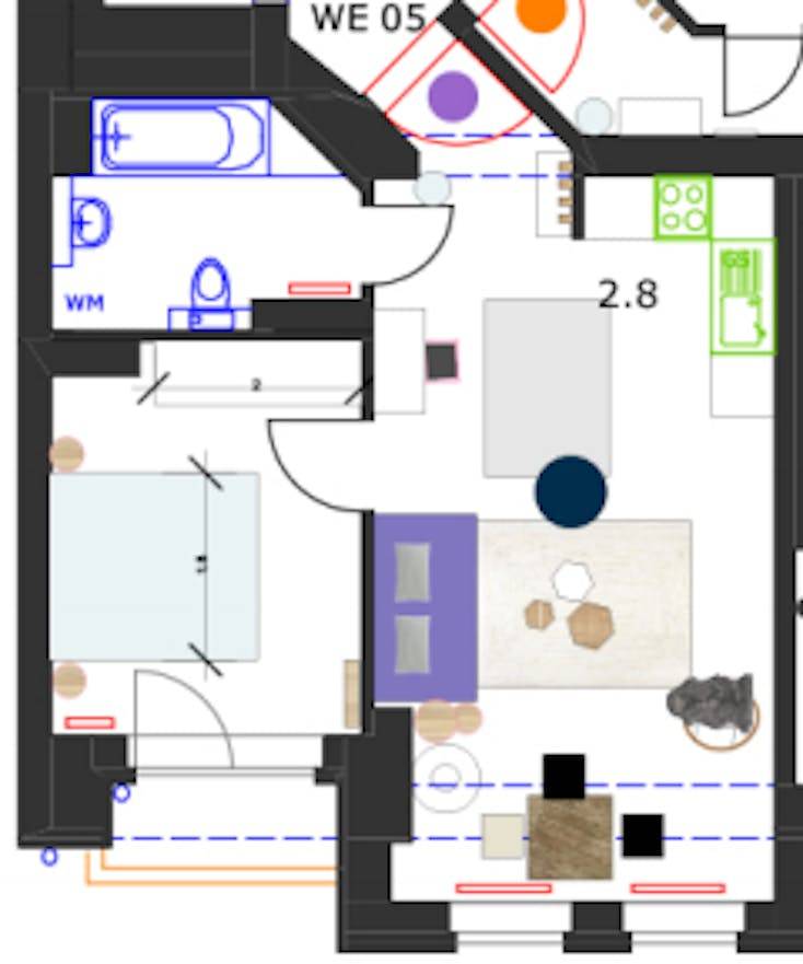 45 M² Appartement ∙ 1 Chambre ∙ 2 Personnes - Berlin