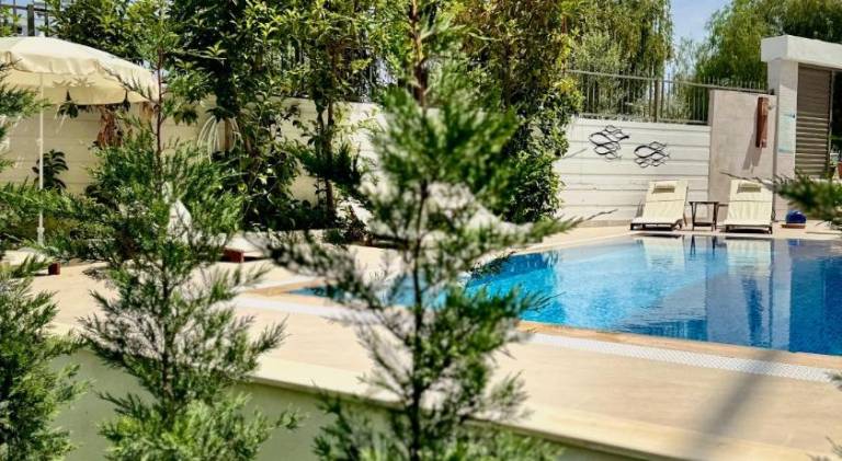 Serviced apartment with patio, pool & garden | Pets are welcome in Manavgat