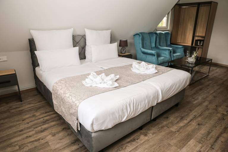 Doppelzimmer Dusche oder Bad waldseitig