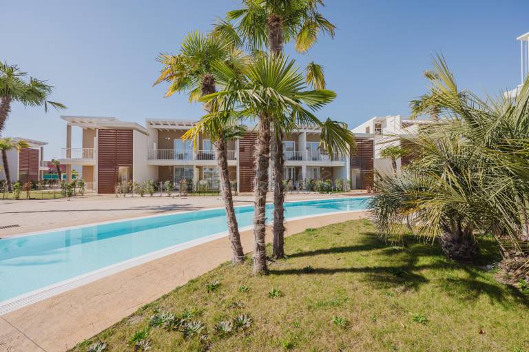 Holiday apartment with terrace & pool | Pool view — photo 2