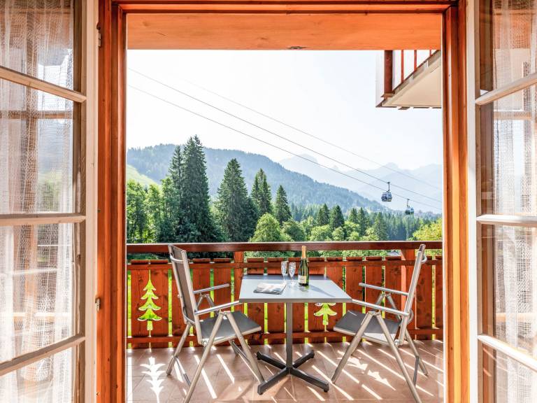 Ferienwohnung mit Hund in Ollon, Leysin für max. 4 Personen