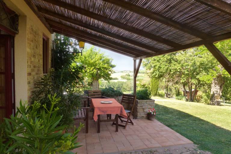 Ferienwohnung mit Pool in Montecarotto, Italienische Adriaküste f&uuml;r max. 5 Personen