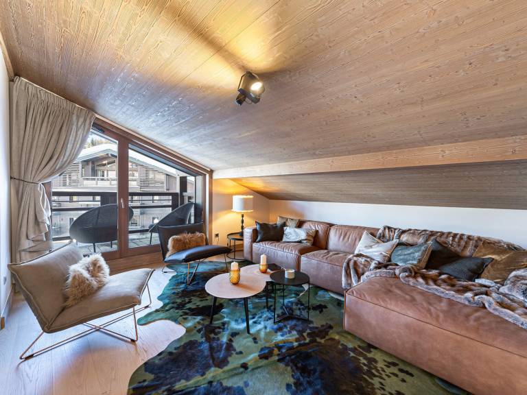 Penthouse in Megève with Jacuzzi, Sauna, Pool & Gym — photo 5