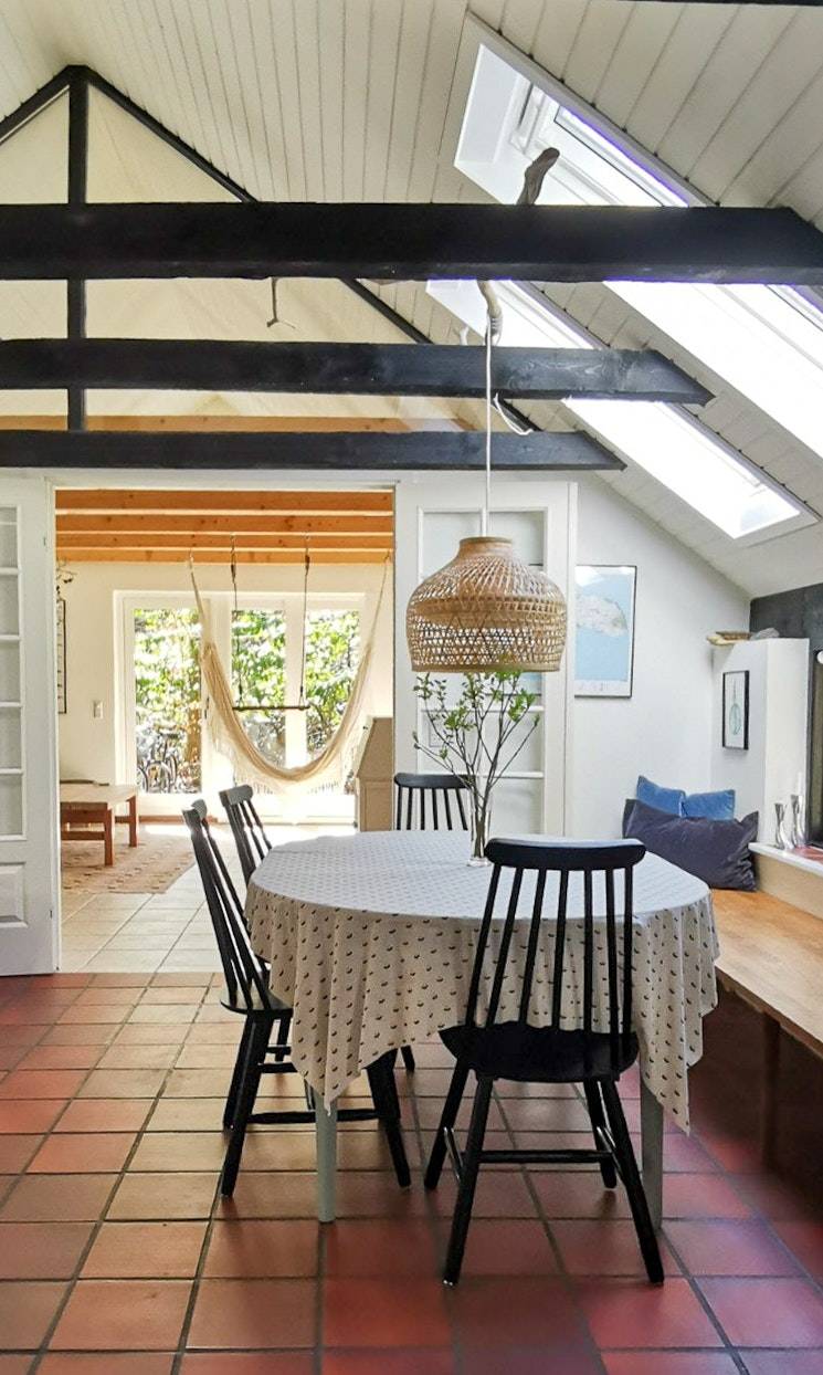 House with grill, yard & patio in Stege