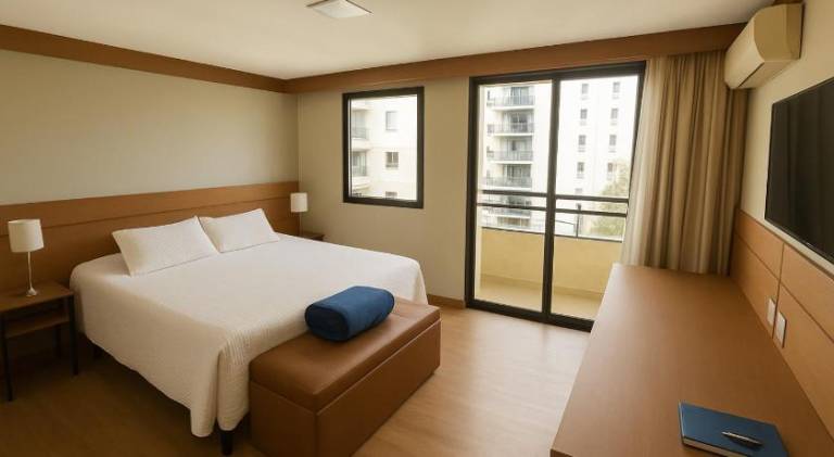 Serviced apartment with pool | Pet-friendly in Olímpia