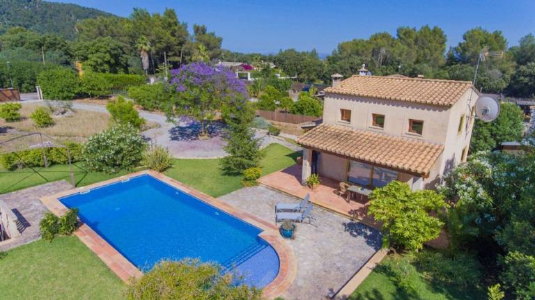 Ferienhaus mit Hund in Crestatx, Mallorca fuer max. 2 Personen
