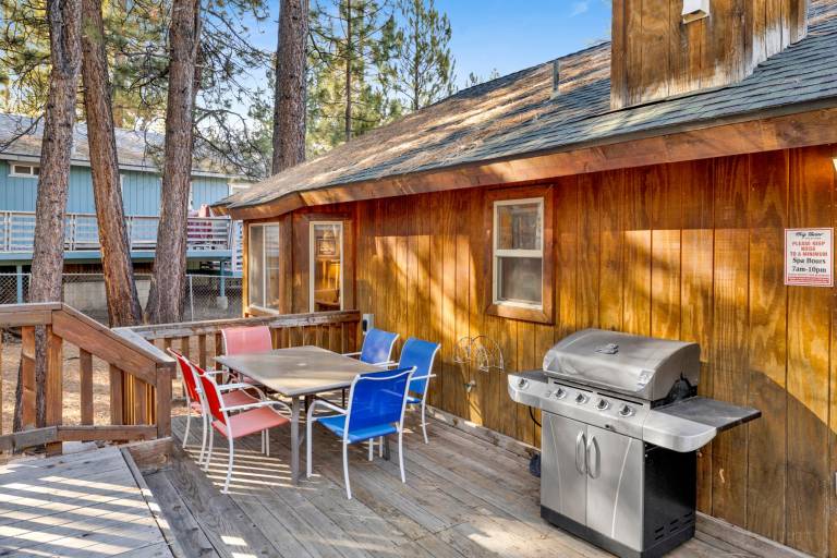 Cabin with barbecue, jacuzzi & terrace | Mountain view — photo 4
