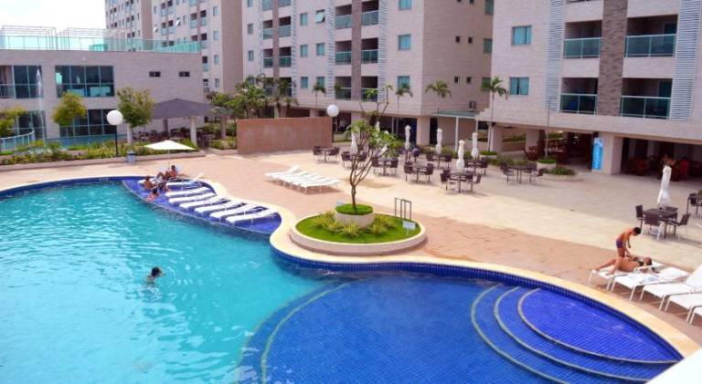 Rental apartment with sauna, pool & terrace in Salinópolis