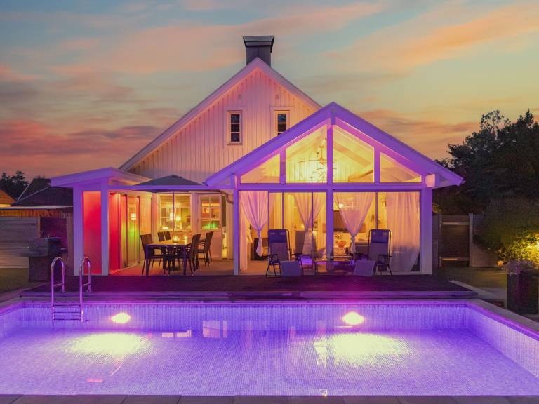 Ferienhaus in Skrea-Herting-Hjortsberg, Skrea Strand f&uuml;r max. 8 Personen