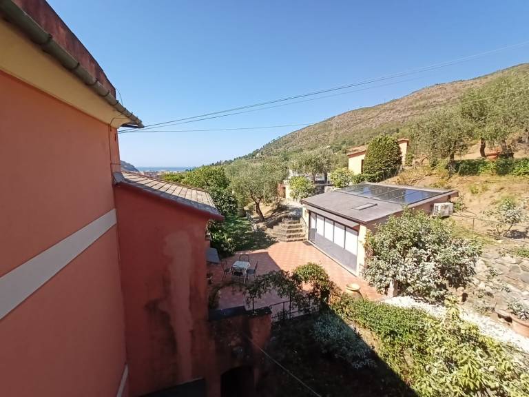 Agriturismo L'Amandola Villa: Double bed room with sea view Genova — photo 2