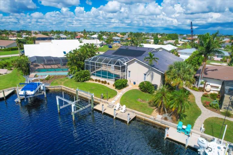 Punta Gorda Isles 3-Bedroom Private Pool Home on Canal with Dock in Punta Gorda, FL