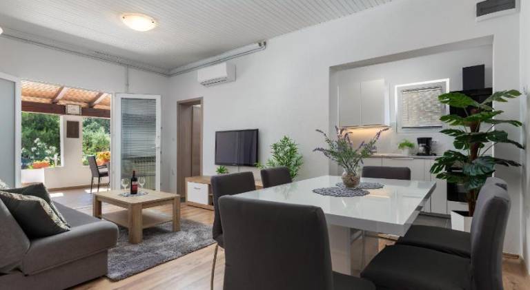 Apartment with BBQ, terrace & garden — photo 2
