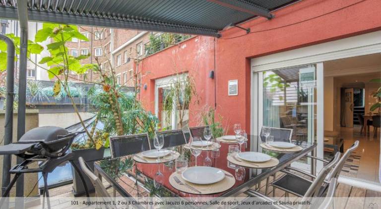 Serviced apartment with sauna & hot tub | Near Palais des Beaux-Arts de Lille — photo 5