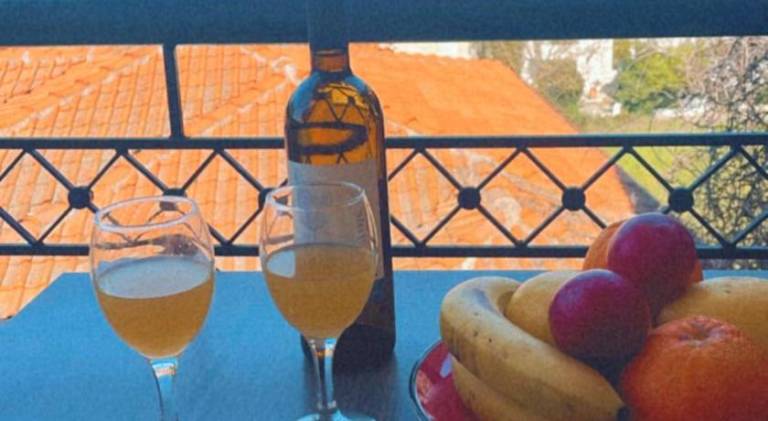 Serviced apartment with yard & terrace in Kas