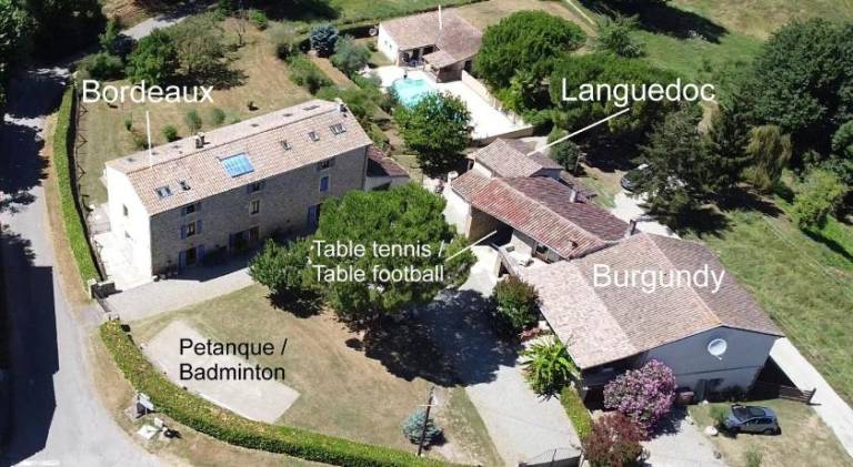 Gite complex near Mirepoix in the Pyrenees in Pamiers