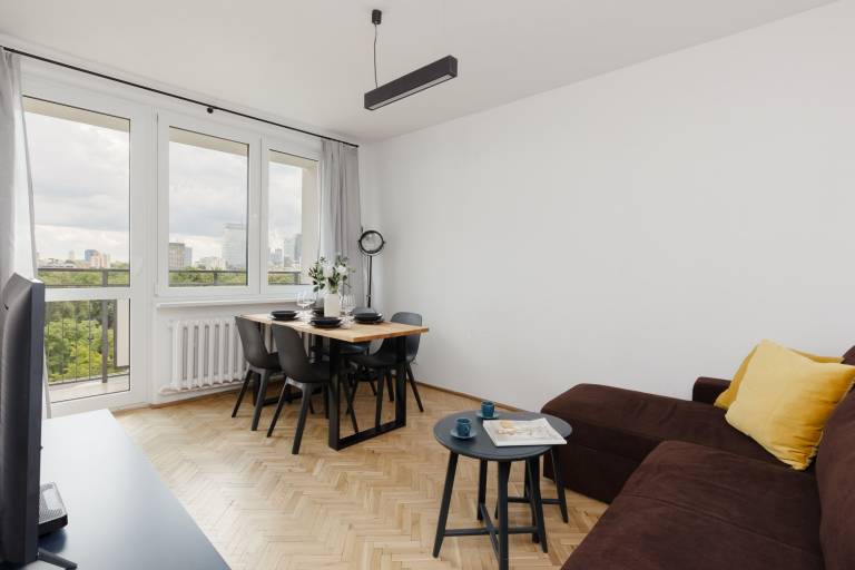 Wa owa 4 Comfortable Apart Balcony View in Warsaw