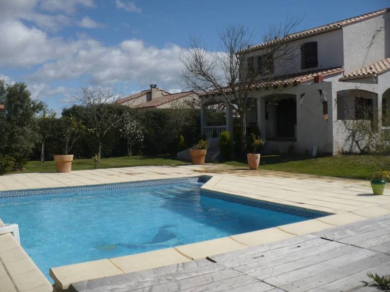 Fully equipped lovely house with private pool, yard & barbeque | Garden view | Pets allowed in Rivesaltes