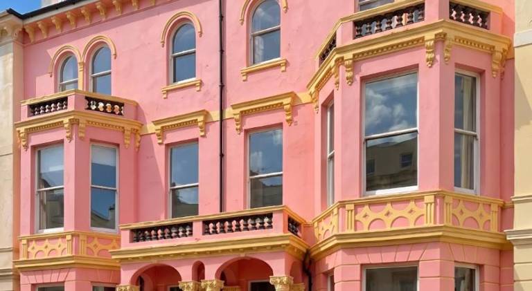 Seafront Luxury Super King Suites Villa parking in Eastbourne
