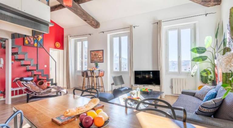 Le Loft du Panier Design Central Vue imprenable in Marseille