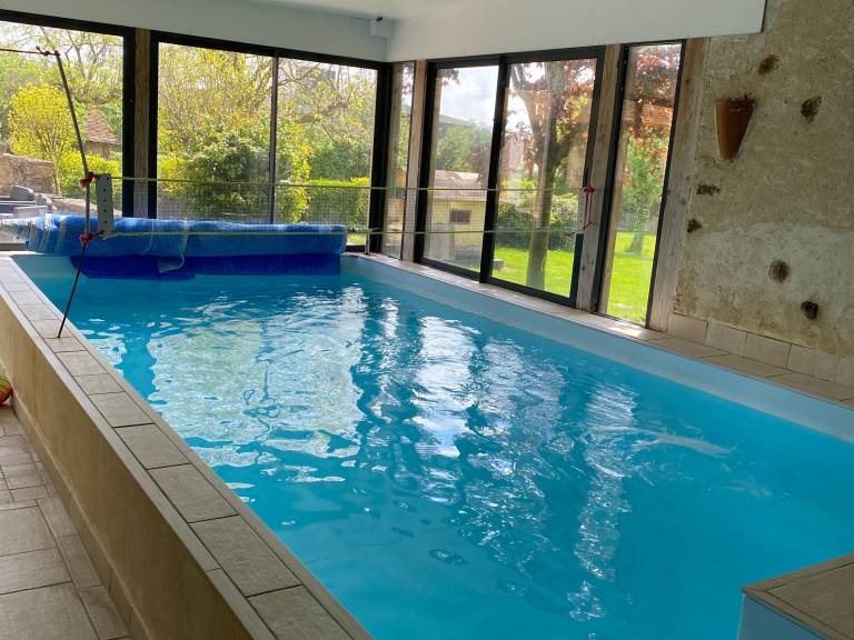 Large House with Indoor Heated Pool in Chateauroux