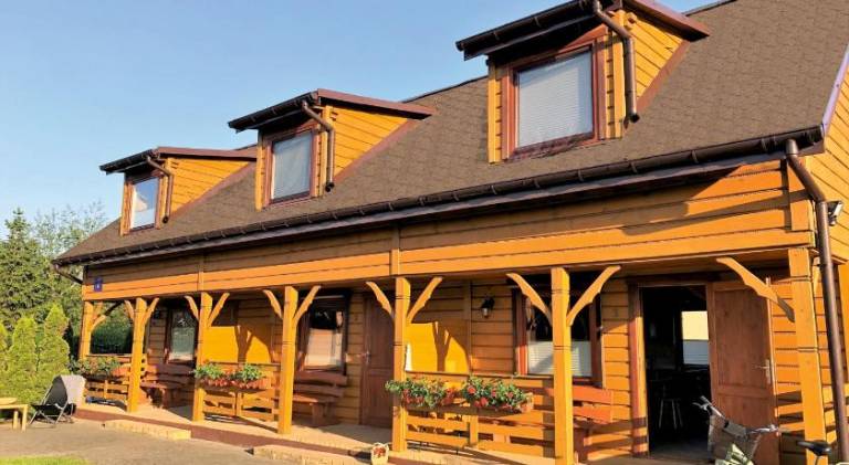 Lovely lodge with grill & terrace | Pets allowed in Mielno