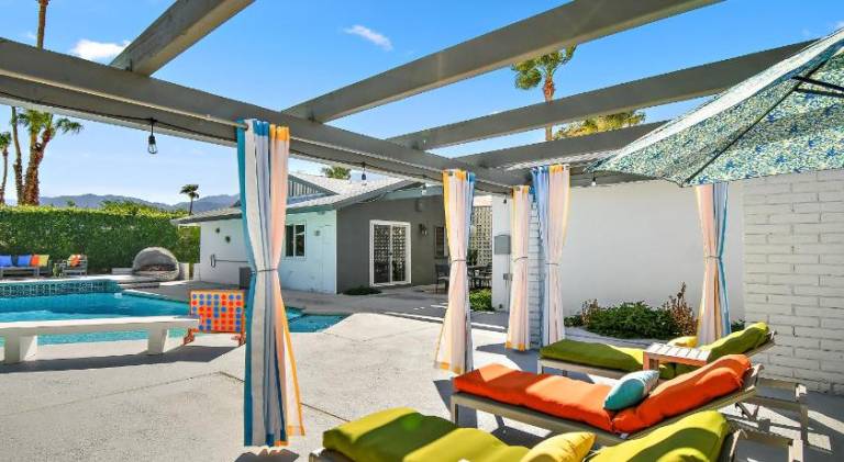 House with private pool & hot tub | Pets allowed in Palm Springs, CA