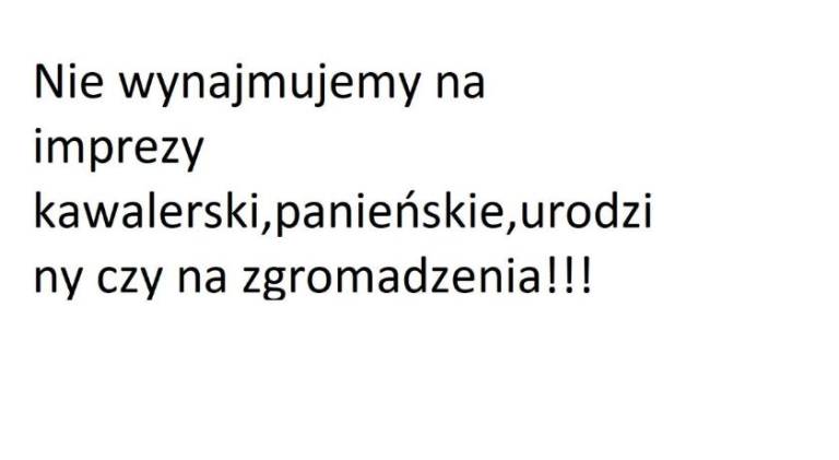 Domek letniskowy Nowy Targ