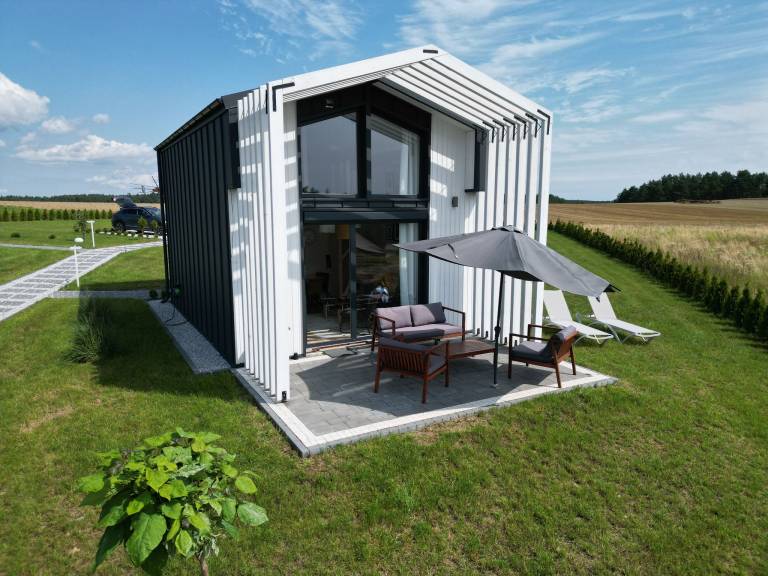 Ferienhaus mit Hund in Brzeźno Szlacheckie, Polen fuer max. 4 Personen