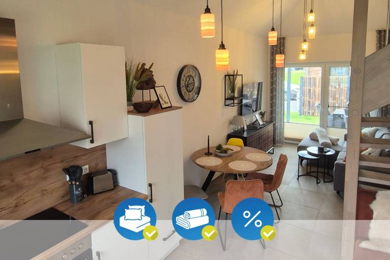 90 m&sup2; Ferienhaus