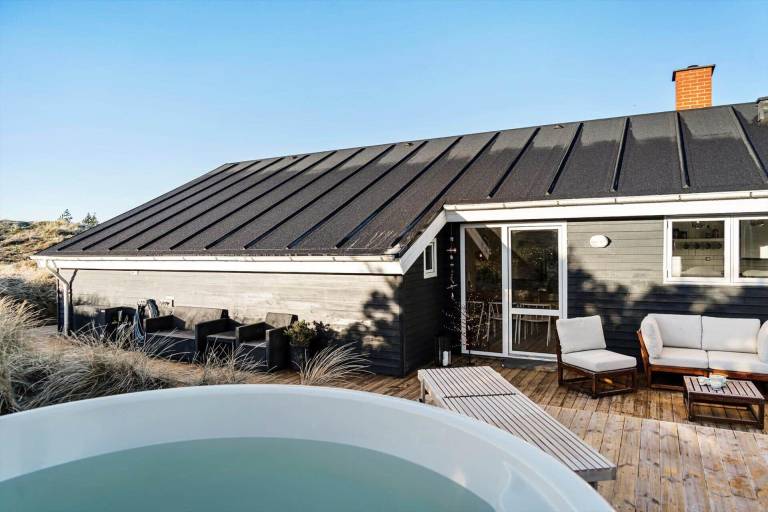 Ferienhaus mit Hund inKlitmøller, Dänische Nordseeküste  f&uuml;r max. 8 Personen