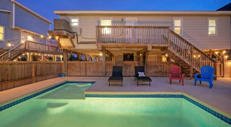 House with grill & pool in Port Aransas, TX