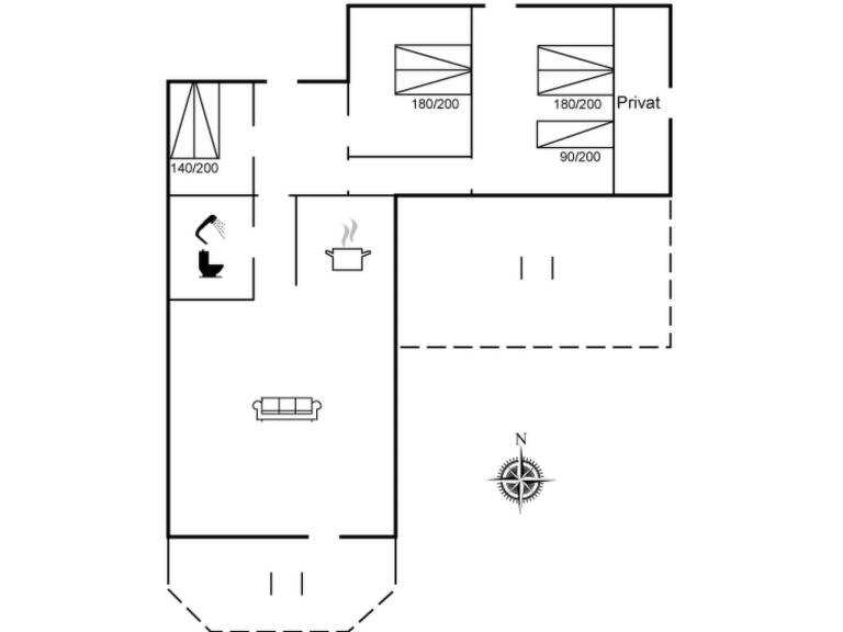 Vacation home with terrace — photo 2