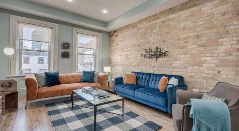 Modern Industrial Suite Sleeps at 7 The Roland