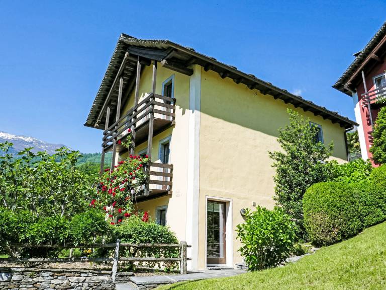 Ferienwohnung in Acquarossa, Leontica für max. 2 Personen