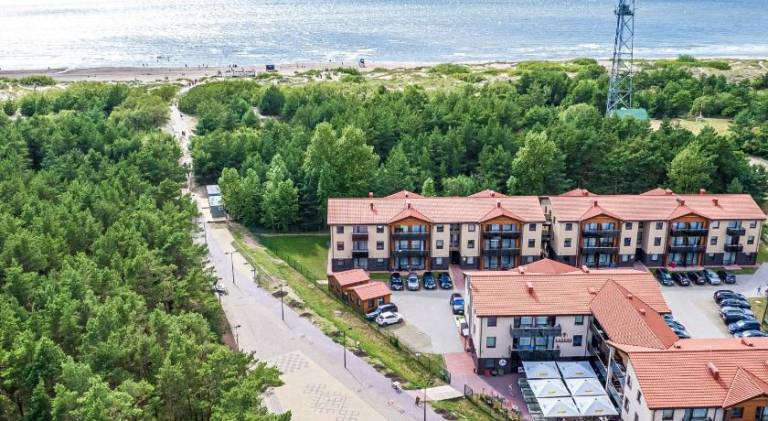 Serviced apartment with terrace in Klaipeda