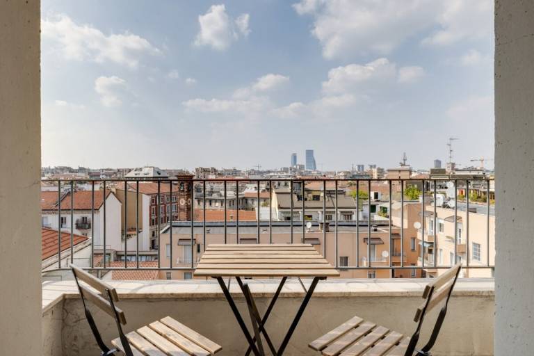 Cozy Penthouse with stunning view & balcony