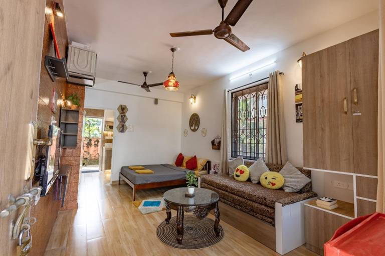 Charming rental apartment with garden | Good for workation | Dogs allowed in Benaulim