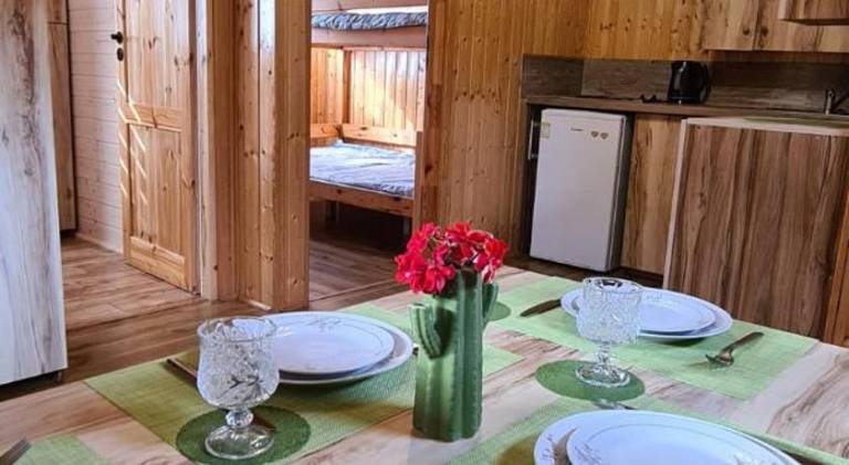 Lodge with patio, barbecue & garden — photo 3