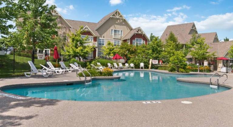 Chalet with pool — photo 4