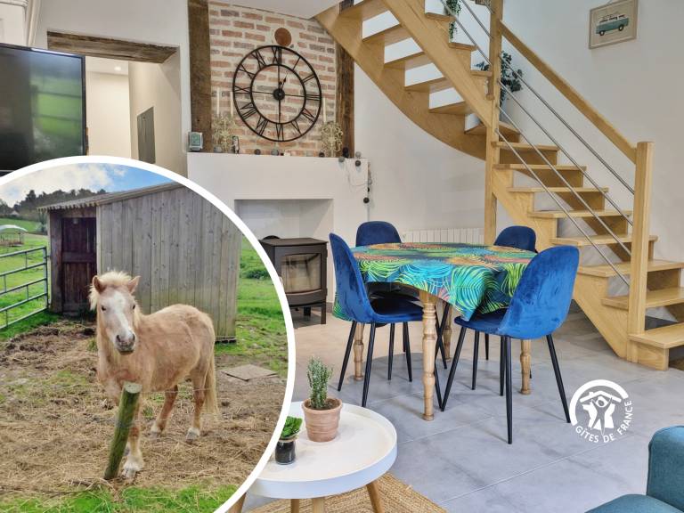 Cottage with BBQ & garden in Mayenne