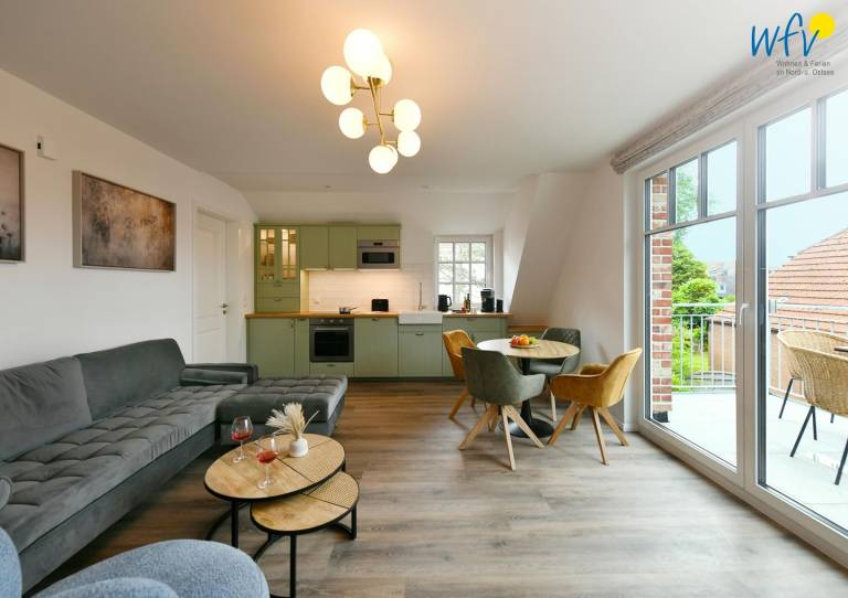 Luxuriöse Ferienwohnung auf Langeoog mit Sauna und Balkon für Familien in Wittmund